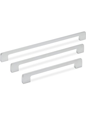 TeknoKapsül 8537 Kulp Siyah Renk 192 mm Krom Tek Ebat SSY8537 0192 Cr