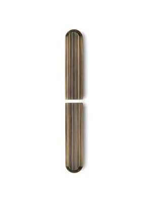 TeknoKapsül 9022 -Çizgili Kulp Antik Renk Tek Adet 96 mm Antik Tek Ebat SSY9022 0096 Abm