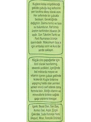 TeknoKapsül Jungle Meyveli Paraket Krakeri 3'lü Paket (1 x 3 Adet)