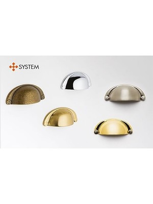 TeknoKapsül 32 mm Antik Rengi Tas Kulp