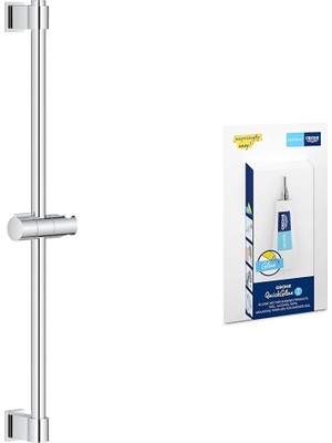 TeknoKapsül Sürgülü Ray + 2 Adet Quickglue Banyo Yapıştırıcı Seti