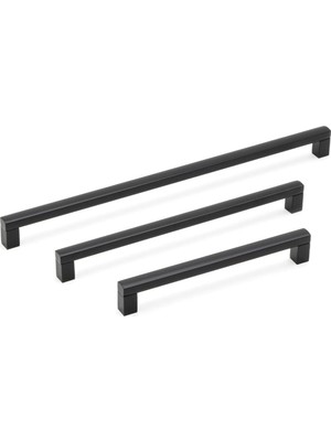 TeknoKapsül 6201 Kulp Siyah Renk 256 mm Siyah Tek Ebat SSY6201 0256 Al6-Al6