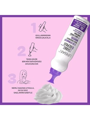 TeknoKapsül Care Shake N Repair 7/24 Düzleştirici Etkili Saç Bakım Köpüğü, 150 Mililitre, Vegan