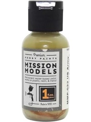 TeknoKapsül Models Modelleri MMP-022 Abd Ordusu Zeytin Drab Faded 3 Akrilik Boya 1 Oz (30 Ml)