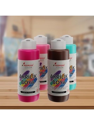 TeknoKapsül Tamamlayıcı Renkler Akrilik Boya 4'lü Set 4X120 ml