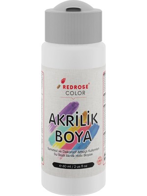 TeknoKapsül Beyaz Akrilik Boya 60 ml