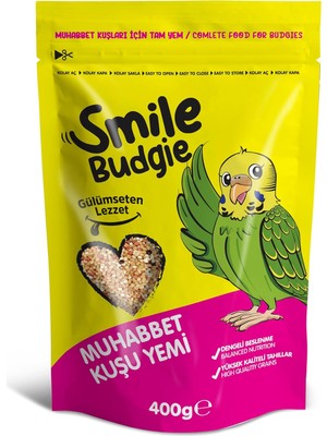 TeknoKapsül Smile Muhabbet Kuşu Yemi 400 G