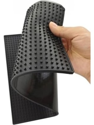 TeknoKapsül 30X45 Cm. 5 Mm. Mat Siyah Renk Büyük Bar Lastiği CIN920