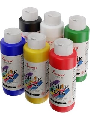 TeknoKapsül Ana Renkler Akrilik Boya 6'lı Set 6X120ML