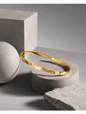 Sarezza Gold 22 Ayar Kibrit Çöpü Model Ajda Bilezik 10GR