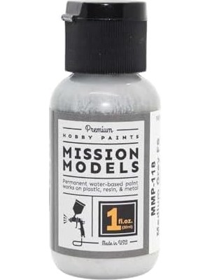 TeknoKapsül Models MMP-118 Orta Gri Fs 36270 Akrilik Boya 1 Oz (30ML)