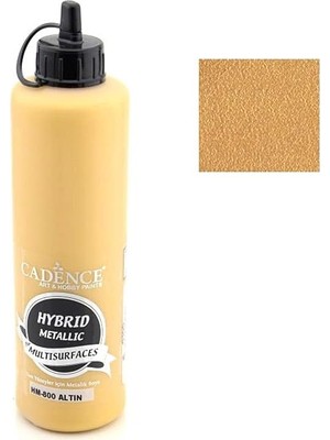 TeknoKapsül Hybrid Multisurface Metalik Boya 500 Ml. HM-800 Altin