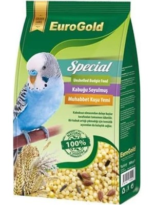 TeknoKapsül Eurogold Special Kabuksuz Muhabbet Kuşu Yemi, 500 gr