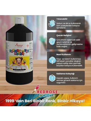 TeknoKapsül Siyah Parmak Boyası 1000 gr