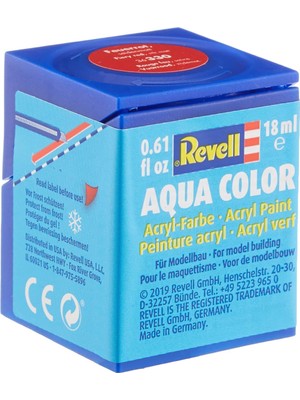 TeknoKapsül Aqua Su Bazlı Boyası Yarı Parlak - Ateş Kırmızısı 18ML-36330