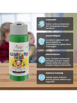 TeknoKapsül Yeşil Parmak Boyası 60 ml