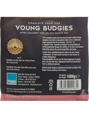 TeknoKapsül Yavru Muhabbet Kuşu Yemi 1 kg