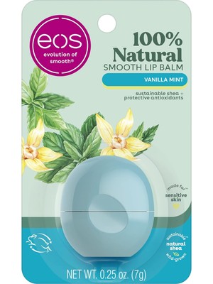 TeknoKapsül Eos -"görünürde Yumuşak Vanilya Nane Düz Küre Dudak Balsamı Blister, 7g"