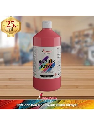 TeknoKapsül Pembe Akrilik Boya 1000 gr