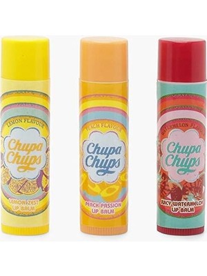 TeknoKapsül Lip Balm Dudak Bakım Kremi 4gr Karpuz Şeftali Limon 3lü