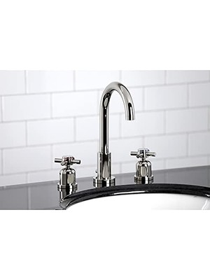 TeknoKapsül FSC8929DX Yaygın Banyo Bataryası, 5-3/8 Inç Emzik Erişimi, Parlak Nikel