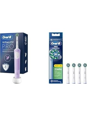 TeknoKapsül Şarjlı/elektrikli Fırçası Vitality Lila Koruma Temizlik + Action X-Filamen