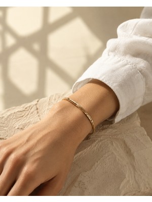 Sarezza Gold 22 Ayar Başak Model Ajda Bilezik 10 gr
