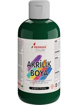 TeknoKapsül Koyu Yeşil Akrilik Boya 250 gr
