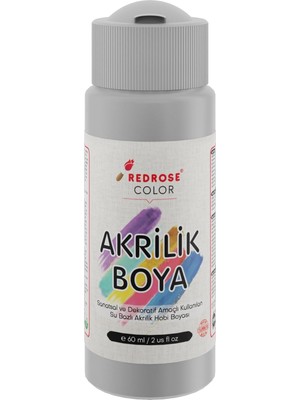 TeknoKapsül Gri Akrilik Boya 60 ml