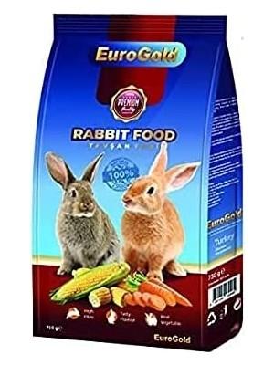 TeknoKapsül Eurogold Kurutulmuş Sebzeli Tavşan Yemi, Doğal Içerik, 750 gr