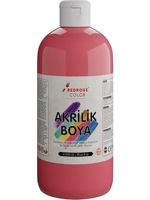 TeknoKapsül Pembe Akrilik Boya 500GR