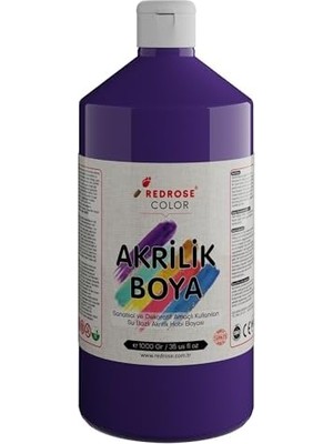 TeknoKapsül Mor Akrilik Boya 1000 gr