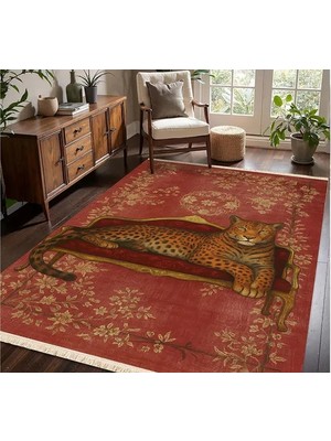 Vivense Kraliyet Leoparı Dokuma Taban Halı, 357 Yng, 150X230 cm