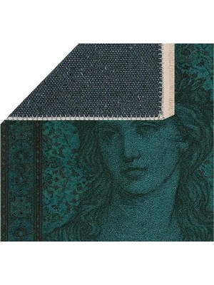 Vivense Zümrüt Tanrıçalar Halı, Dokuma Taban Halı, 351 Yng, 80X200 cm