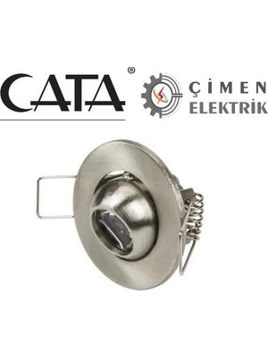 Lowell Home Cata Ct 5268 1.5W LED Spot Satin Kasa Amber Işık