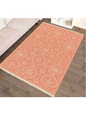 Vivense Mercan Zarafeti Vintage Dokuma Taban Halı, 398 Yng, 120X180 cm