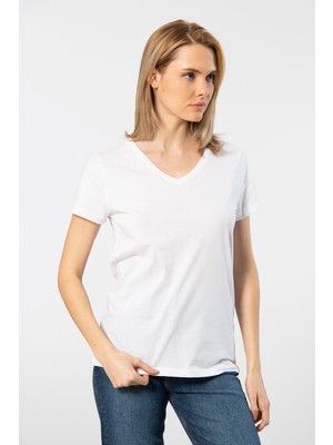 Wtshirt Kadın T-Shirt Beyaz Venice Venice/beyaz