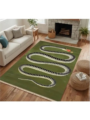 Vivense Green Snake Dokuma Taban Halı, 392 Yng, 120X180 cm