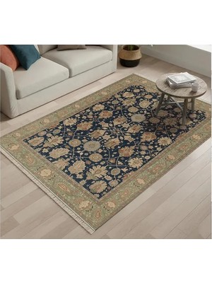 Vivense Lacivert Asma Dokuma Taban Halı, 394 Yng, 80X150 cm