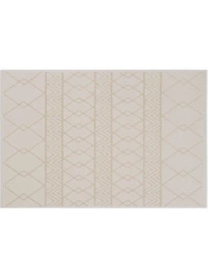 Vivense Kanyon Bukleli Makine Halısı, Beyaz, 200X290, 4900A