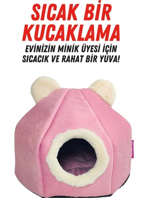 Empressco Xpermate Kedi Evi Kedi Yuvası Yumuşak Kedi Yatağı Taşınabilir Pembe - Fiyatı, Yorumları