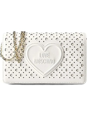 Love Moschino Beyaz Kadın Çapraz Çanta JC4295PP0OKK0100