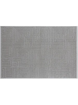 Vivense Kanyon Bukleli Makine Halısı, Gri, 100X300, 4906E