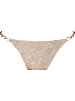 Guess Bej Kadın Desenli Bikini Alt E6GO02KC692-PMIS