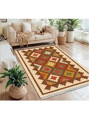 Vivense Otantik Kahve Dokuma Taban Halı, 465 Yng, 150X230 cm