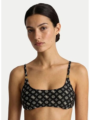 Guess Siyah Kadın Baskılı Bikini Üst E6GJ09MC04R-PMK9