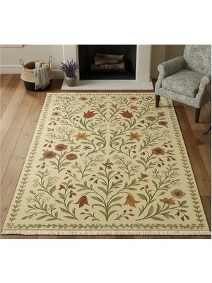 Vivense Lale Sarayı Dokuma Taban Halı, 493 Yng, 80X150 cm