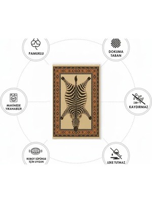 Vivense Zebra Dokuma Taban Halı, 484 Yng, 120X180 cm