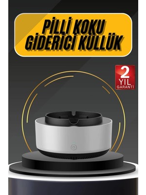 Erdo Ticaret Kül Tablası Hava Temizleyici Araç Akıllı Küllük Duman Temizleyici