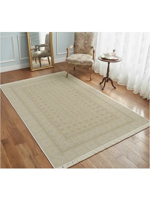 Vivense Bej Motifli Dokuma Taban Halı, 505 Yng, 150X230 cm